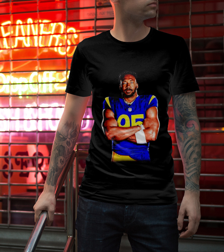 Myles Garrett 95 Los Angeles Rams Football Sports Fan T-Shirt