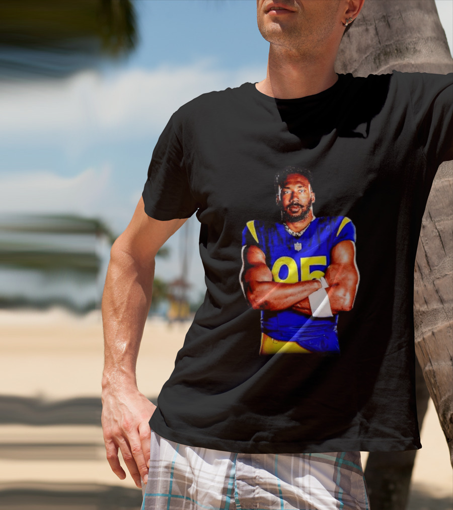 Myles Garrett 95 Los Angeles Rams Football Sports Fan T-Shirt