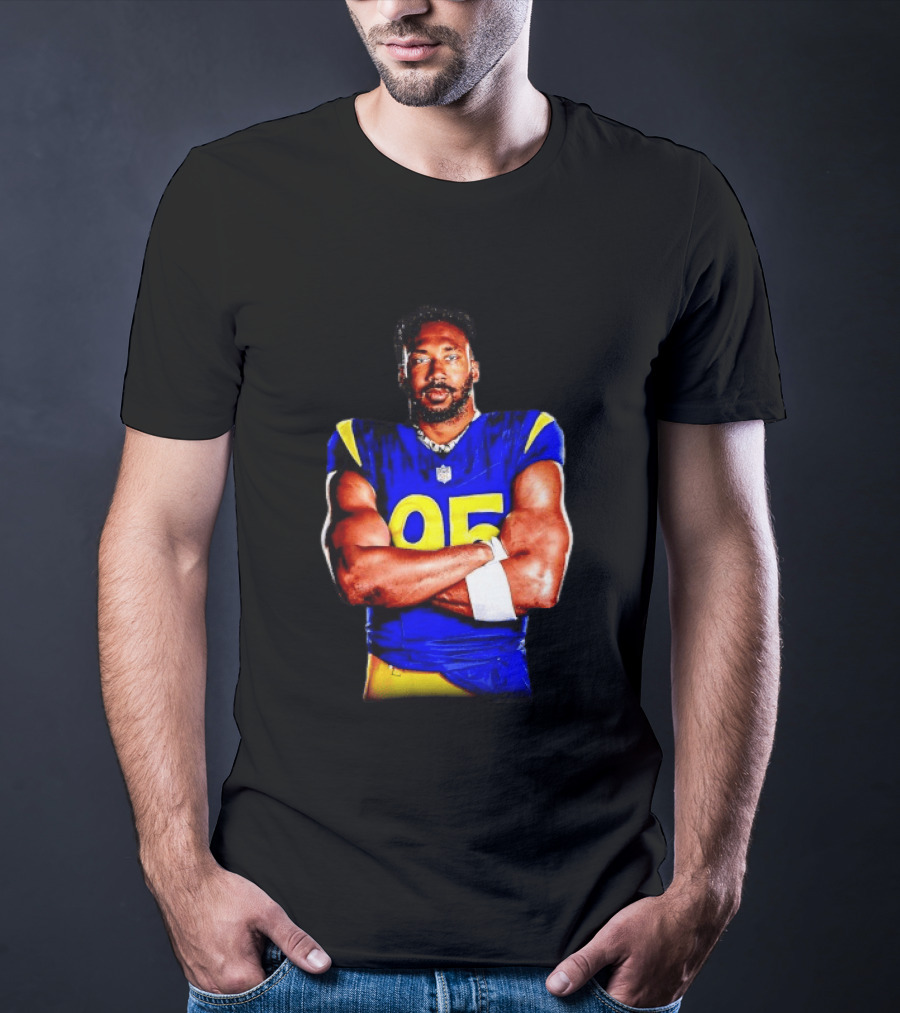 Myles Garrett 95 Los Angeles Rams Football Sports Fan T-Shirt