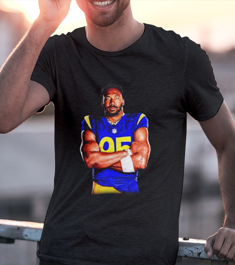 Myles Garrett 95 Los Angeles Rams Football Sports Fan T-Shirt