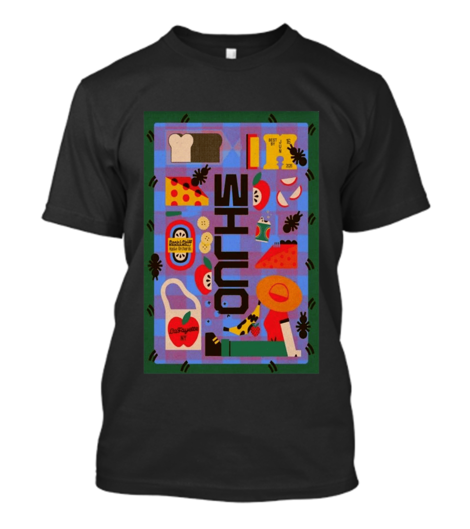 Wilco Beak & Skiff Apple Orchards 06 16 2026 Lafayette NY Pizza Bread Ants T-Shirt