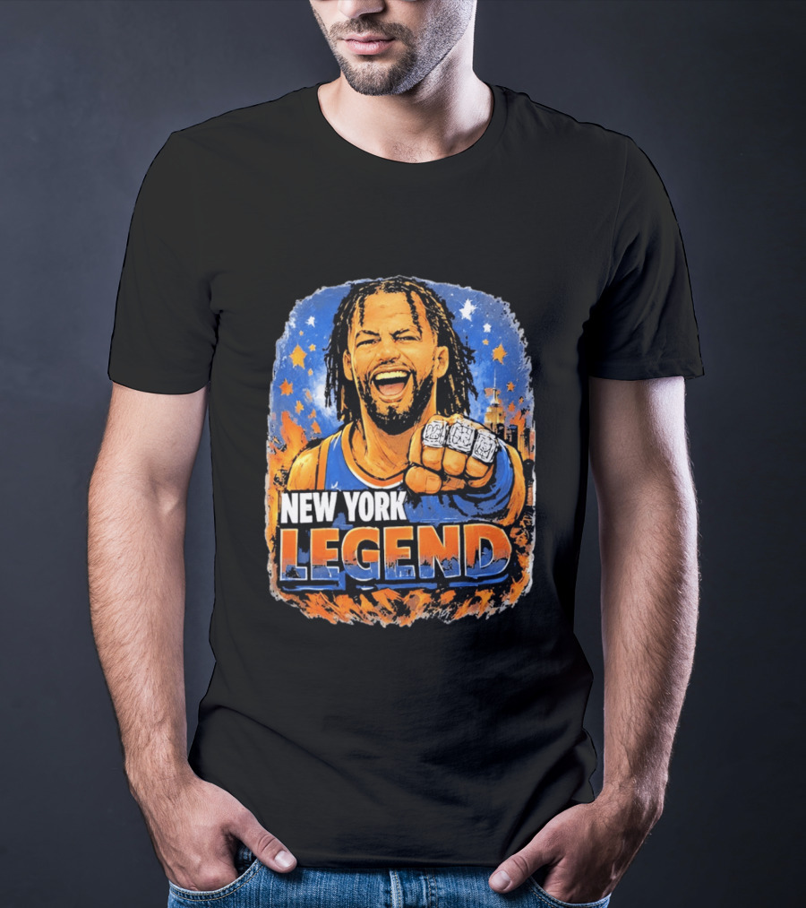 New York Knicks Jalen Brunson Legend Rings T-Shirt