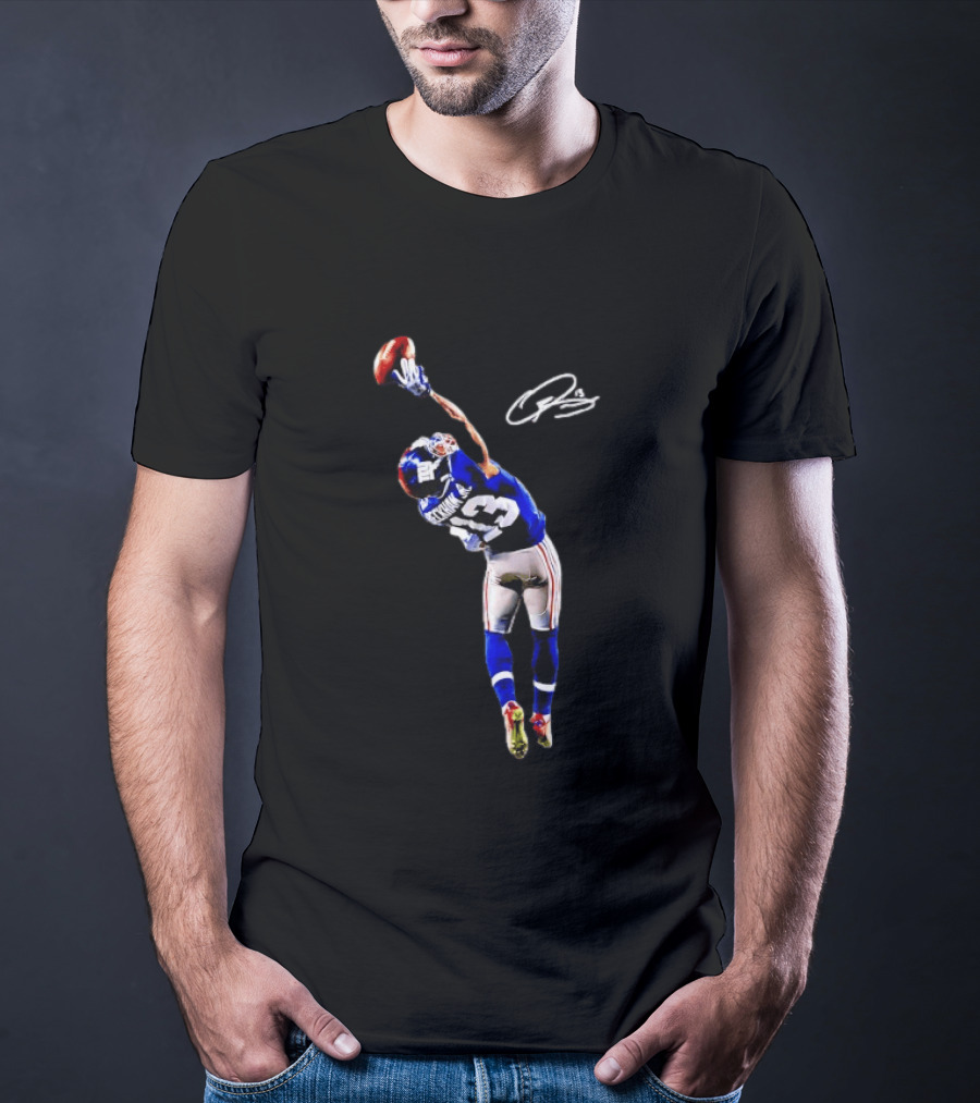 Odell Beckham Jr. Iconic One Handed Catch New York Giants 13 T-Shirt