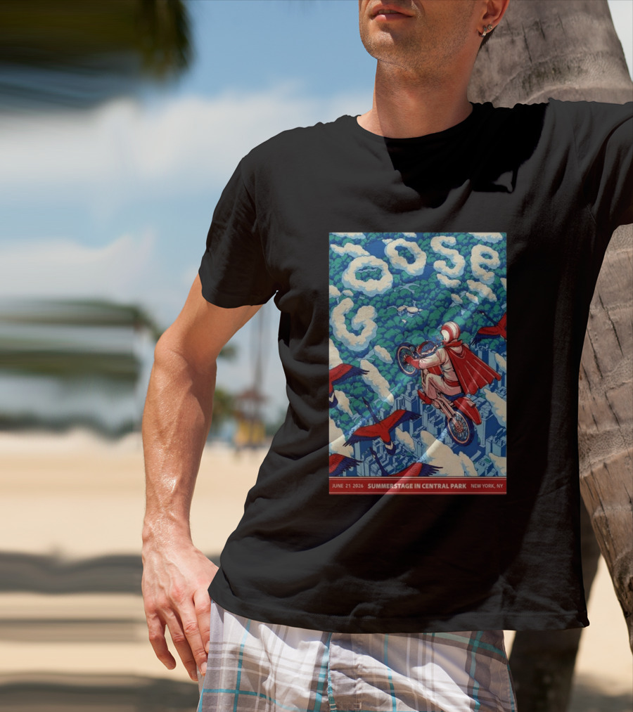 Goose Summerstage Central Park June 21 2026 New York NY T-Shirt