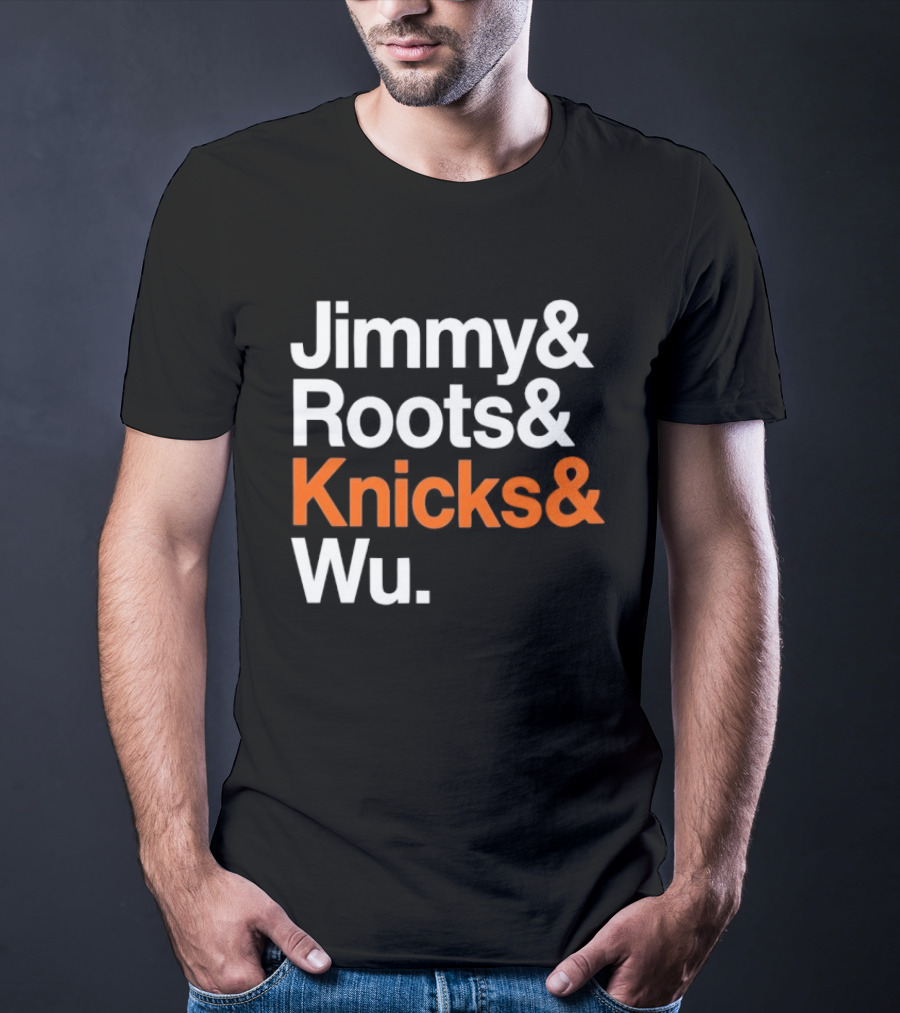 Jimmy And Roots And Knicks And Wu Basketball T-Shirt