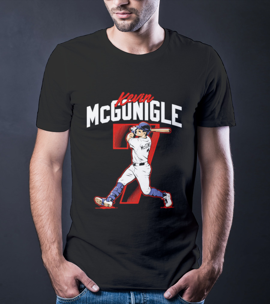 Kevin McGonigle Detroit Tigers Baseball Player Number 7 T-Shirt