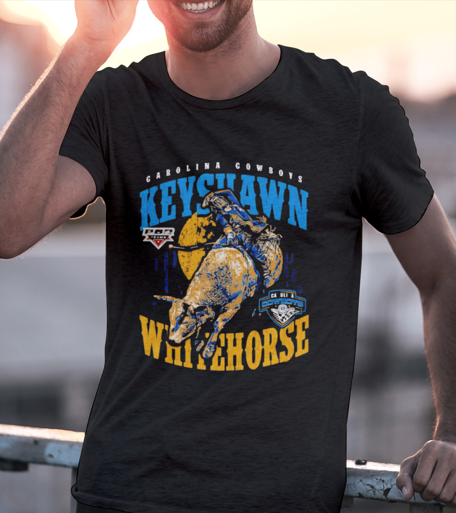 Carolina Cowboys Keyshawn Whitehorse PBR Bull Riding T-Shirt