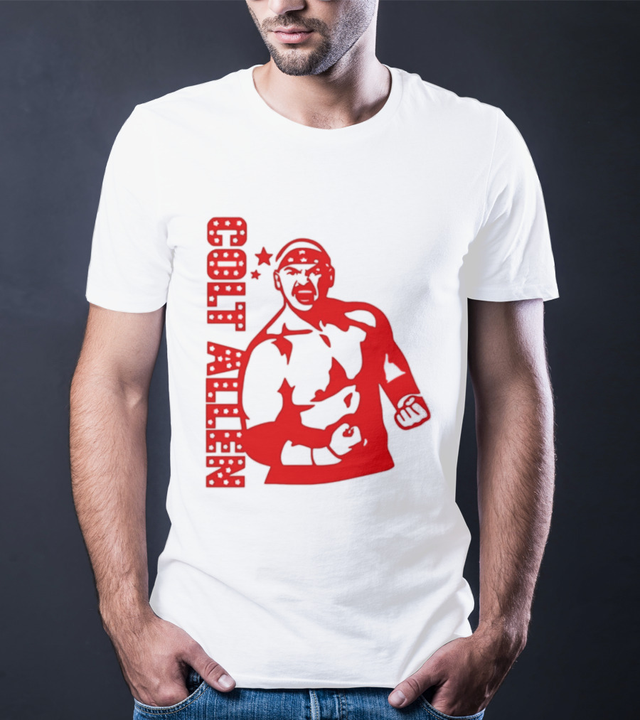 Bald Eagle Colt Allen Red Bold Star Striker T-Shirt