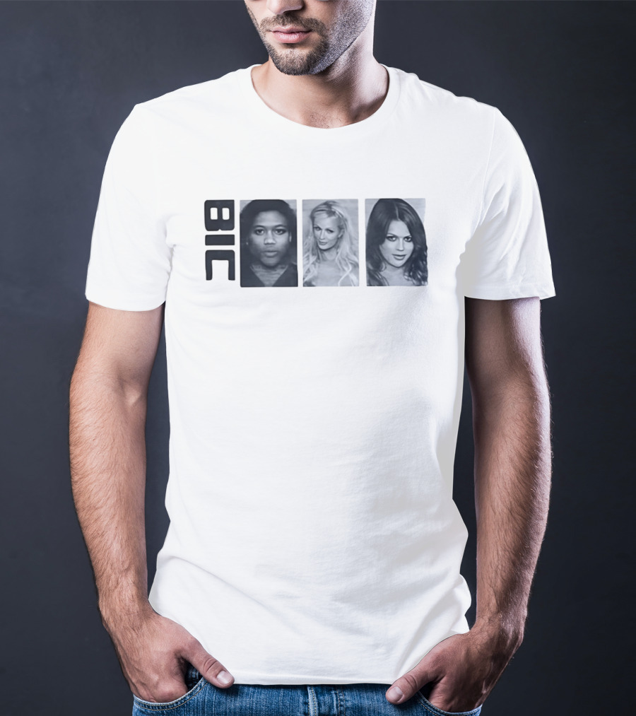 Bic Nicki Minaj Paris Hilton Britney Spears Trio Shots T-Shirt