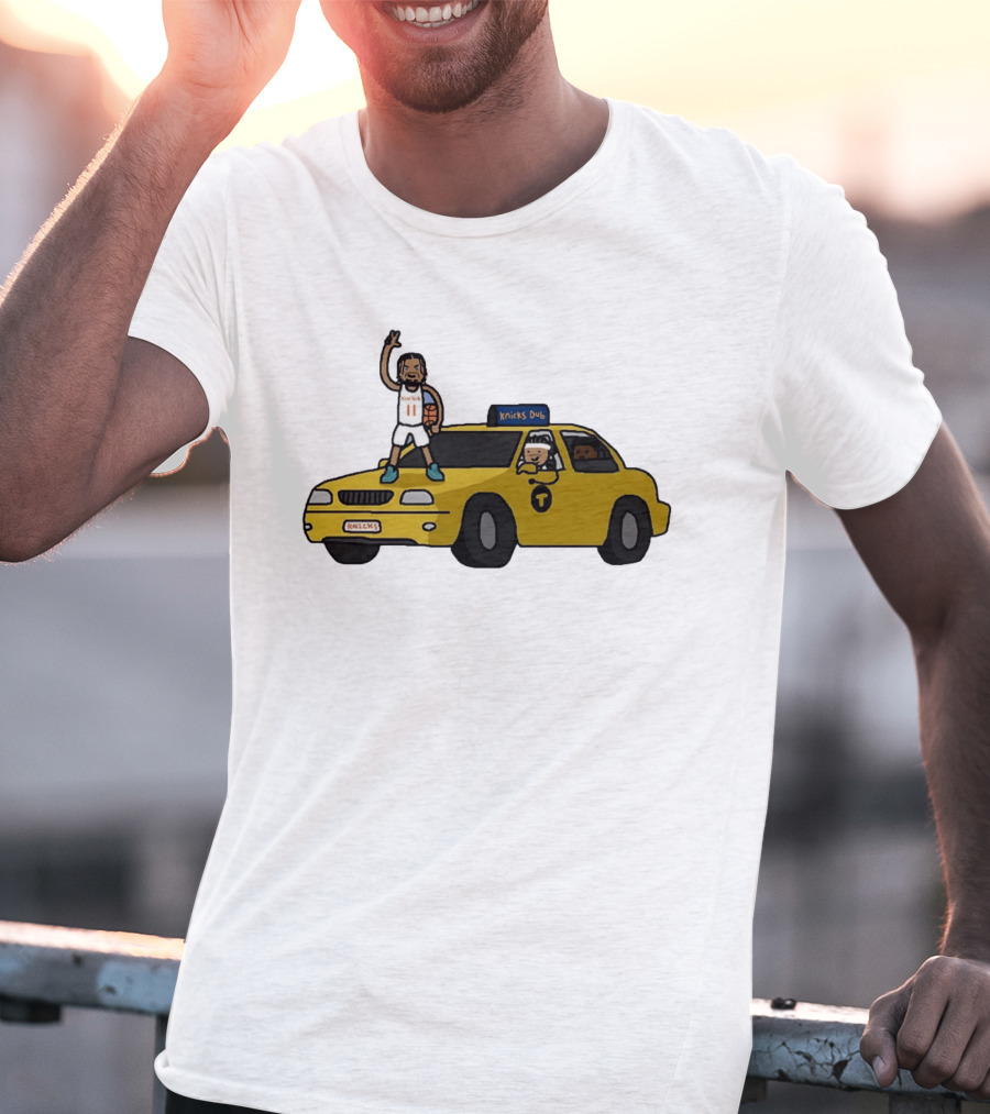 Jalen Brunson New York Knicks Dub Taxi Knicks Dub T-Shirt