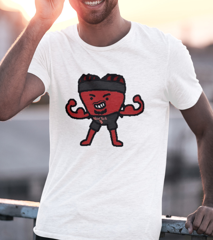 Josh Hart New York Knicks Heart NBA Paint T-Shirt