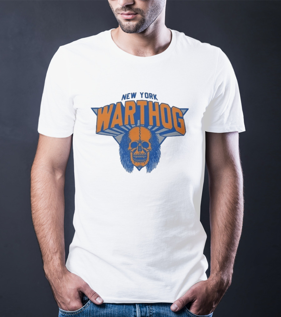 New York Warthog Skull T-Shirt