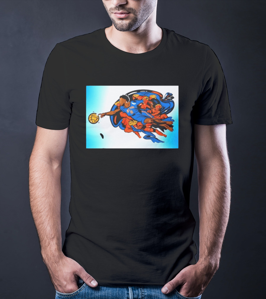 OG Anunoby New York Knicks Creation Of Adam Basketball T-Shirt