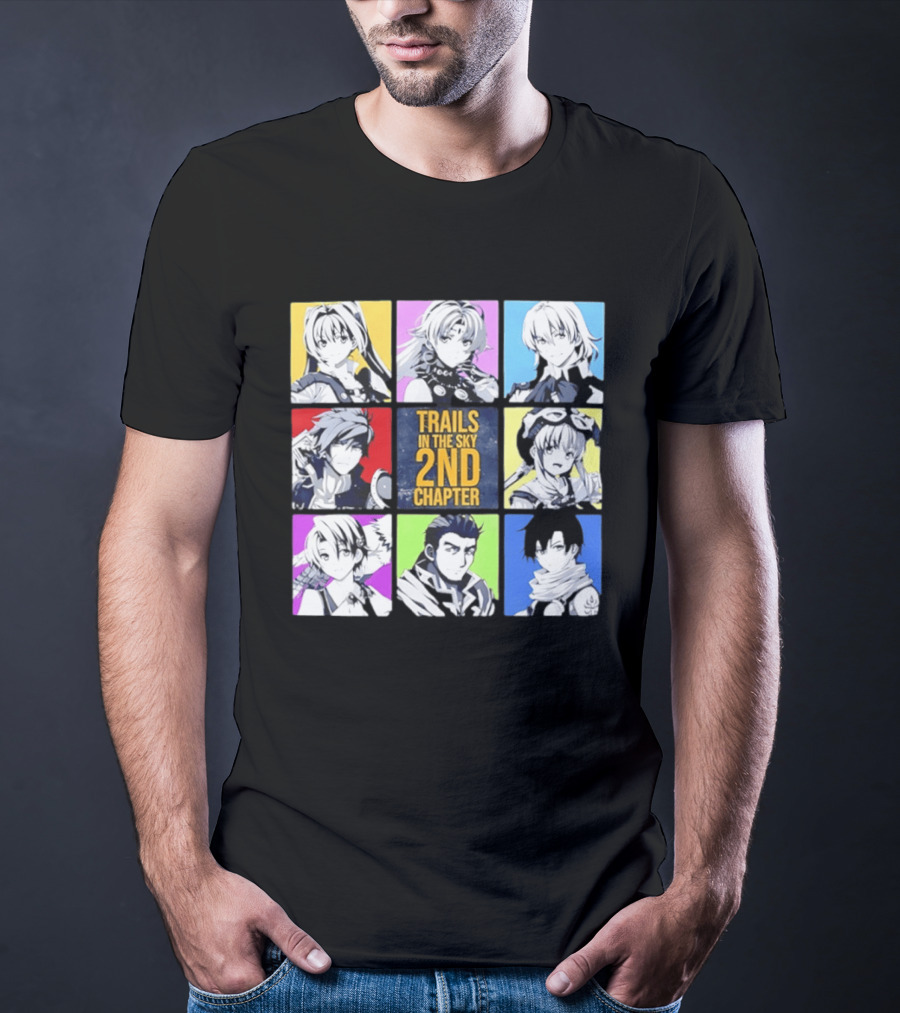 Trails In The Sky 2nd Chapter Main Cast Character Grid T-Shirt