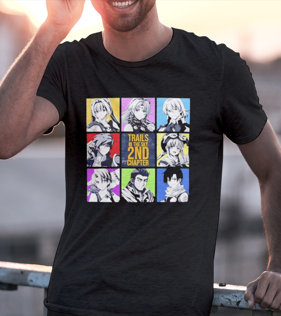 Trails In The Sky 2nd Chapter Main Cast Character Grid T-Shirt