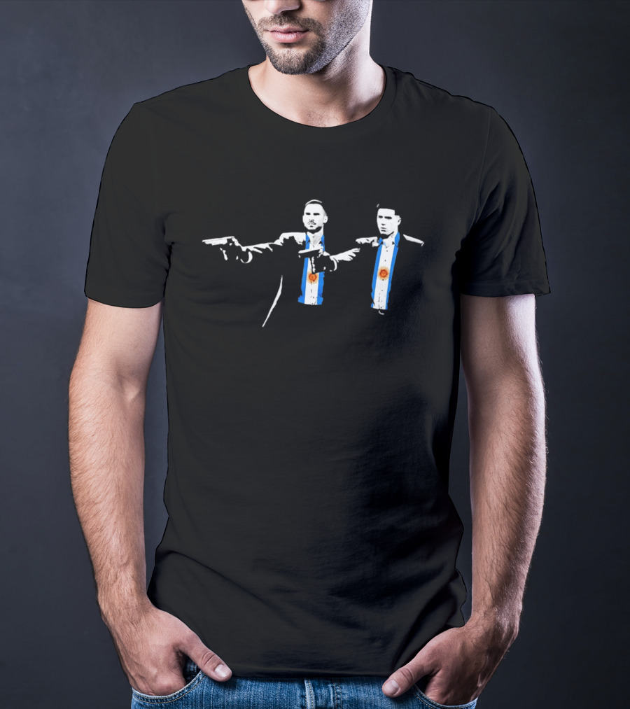 Alexis Mac Allister Enzo Fernandez Argentina National Team Pulp Fiction T-Shirt