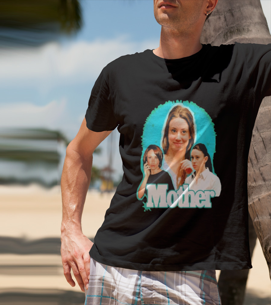 Casey Anthony Mother Colorful Collage T-Shirt