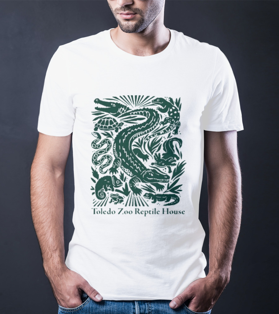 Toledo Zoo Reptile House Alligator Snake Turtle Lizard T-Shirt