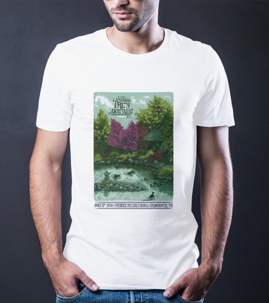 Trey Anastasio June 17 2026 Frederik Meijer Gardens Grand Rapids MI T-Shirt