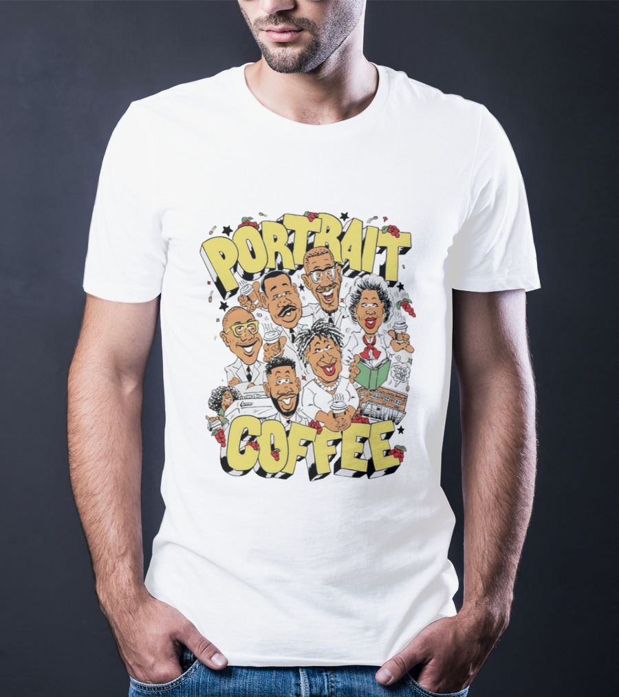 Martin Luther King Jr Civil Rights Leaders Portrait Coffee T-Shirt