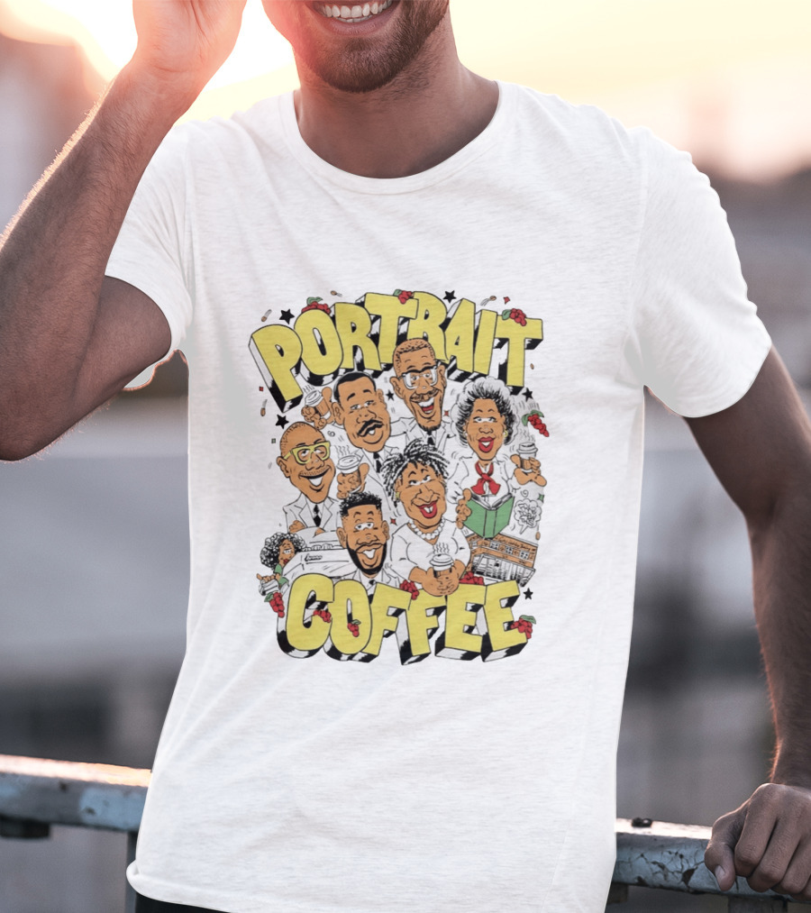 Martin Luther King Jr Civil Rights Leaders Portrait Coffee T-Shirt