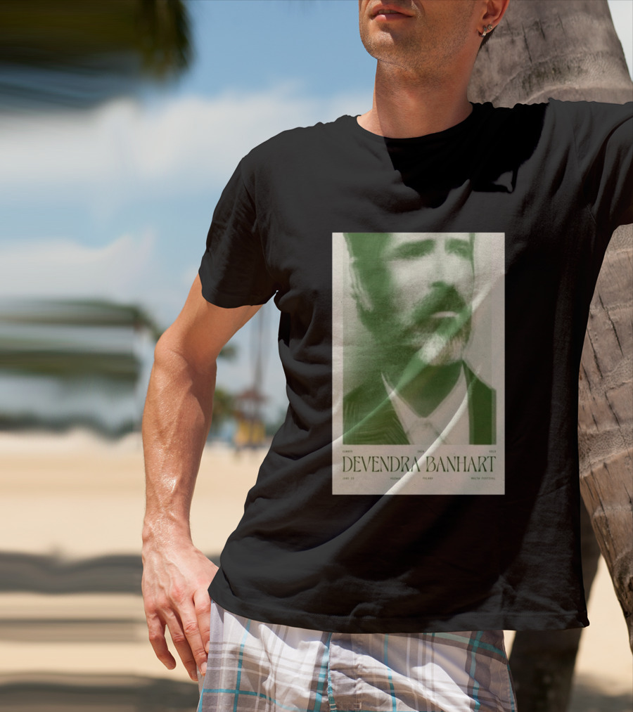 Summer 2026 Devendra Banhart Poznań Poland Malta Festival June 25 T-Shirt