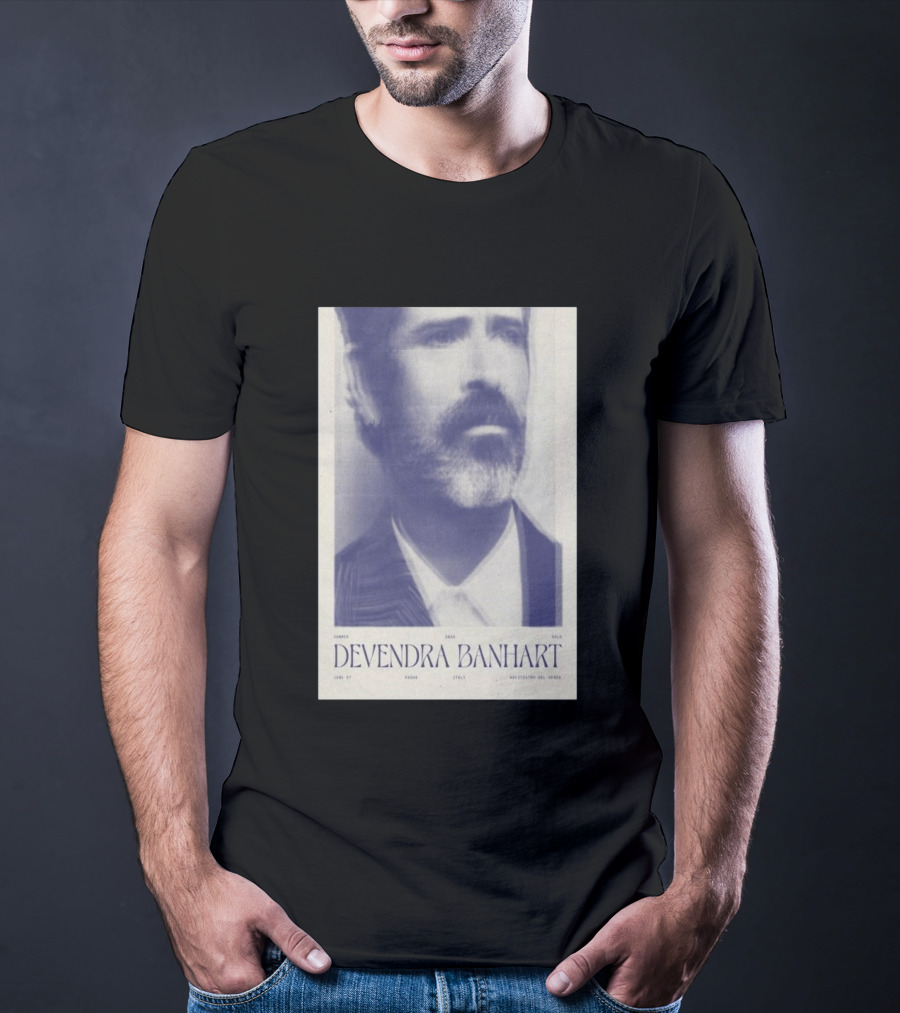 Devendra Banhart Anfiteatro Del Venda Padua Italy June 27 2026 T-Shirt