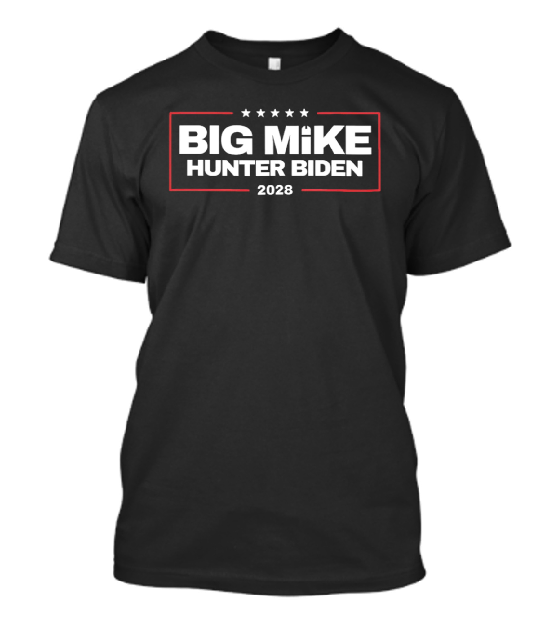 Big Mike Hunter Biden 2028 Stars Red Box T-Shirt