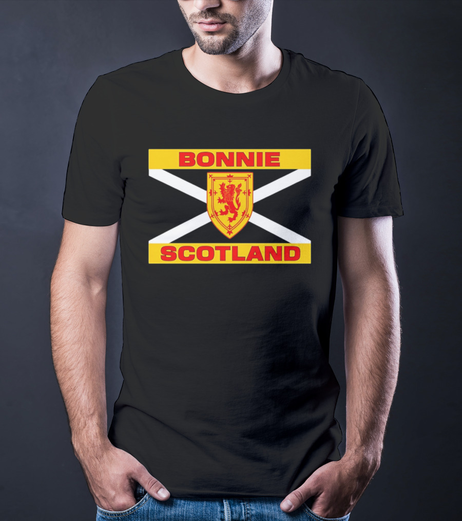 Bonnie Scotland Lion Flag 2026 Scottish Heritage Football T-Shirt