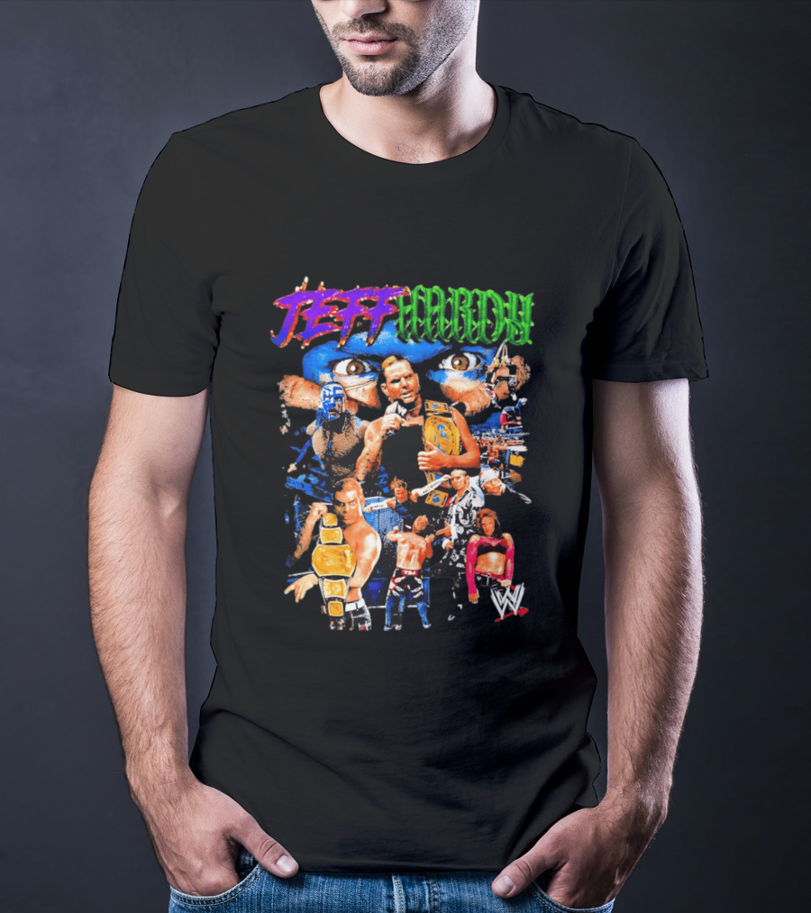 Jeff Hardy WWE Champion Legends Collage T-Shirt