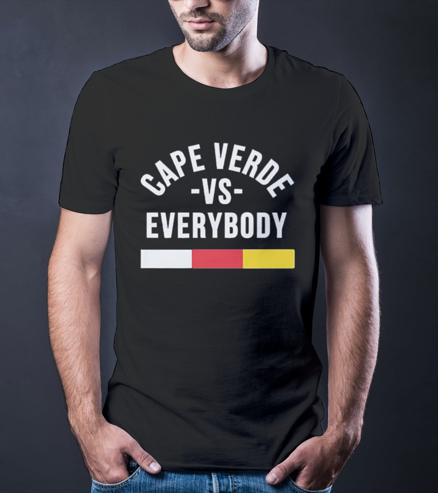 Cape Verde Vs Everybody African Nations Flag T-Shirt