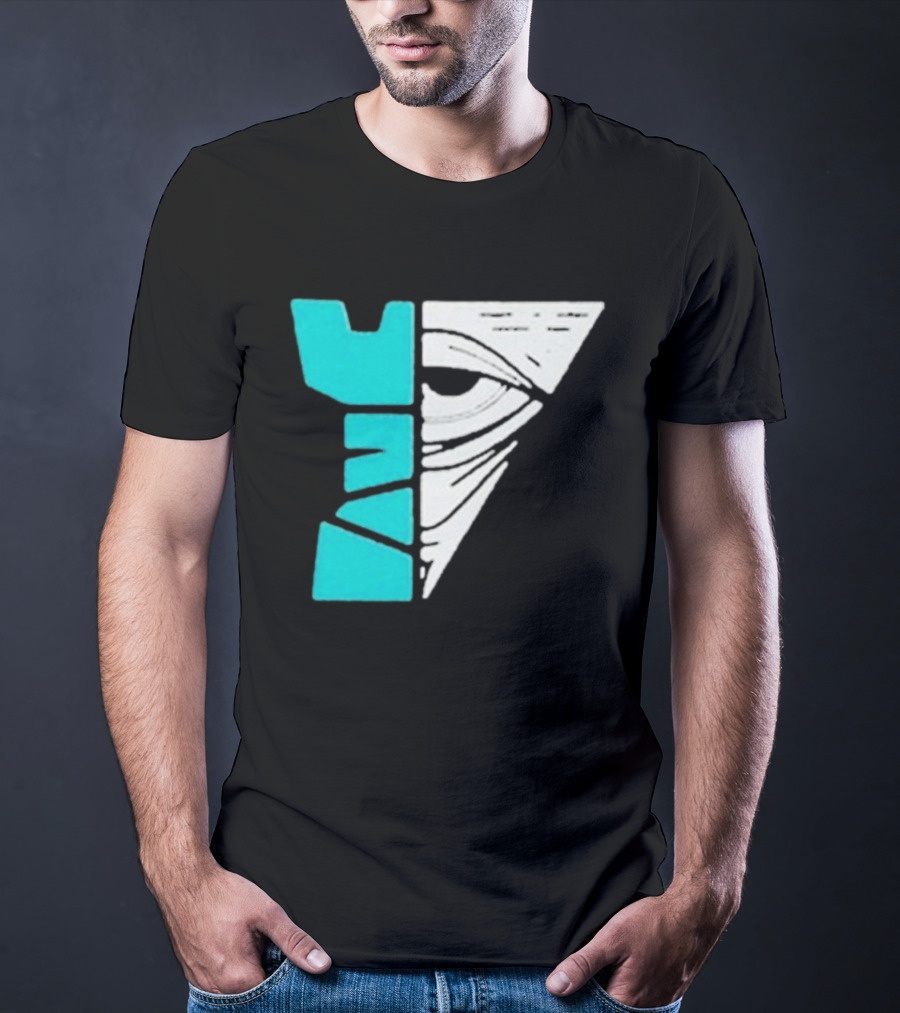 Kastle Group Whitephos X Kastle Face Off Bold Geometric Abstract T-Shirt