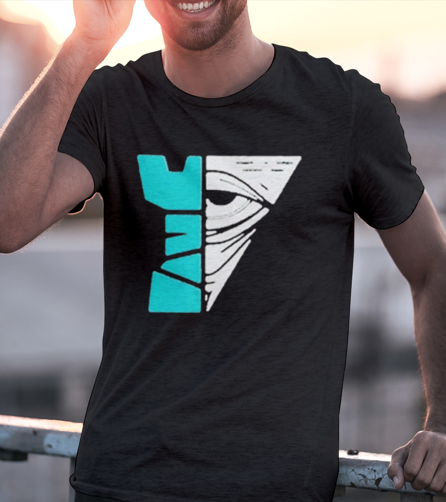 Kastle Group Whitephos X Kastle Face Off Bold Geometric Abstract T-Shirt