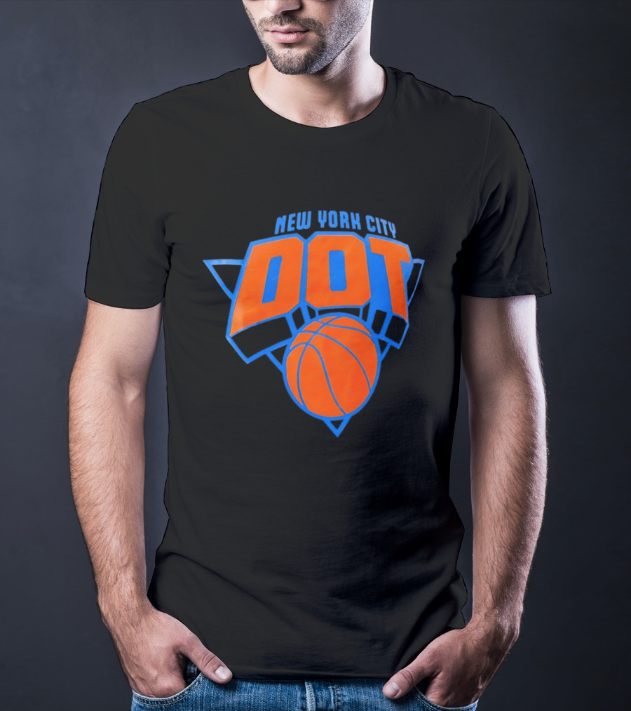 New York City DOT Knicks Basketball T-Shirt