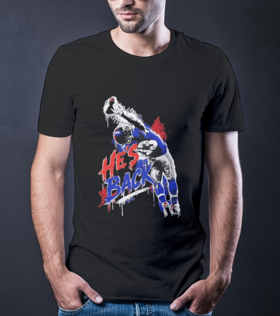 Odell Beckham Jr. He's Back 13 New York Giants Iconic Catch T-Shirt