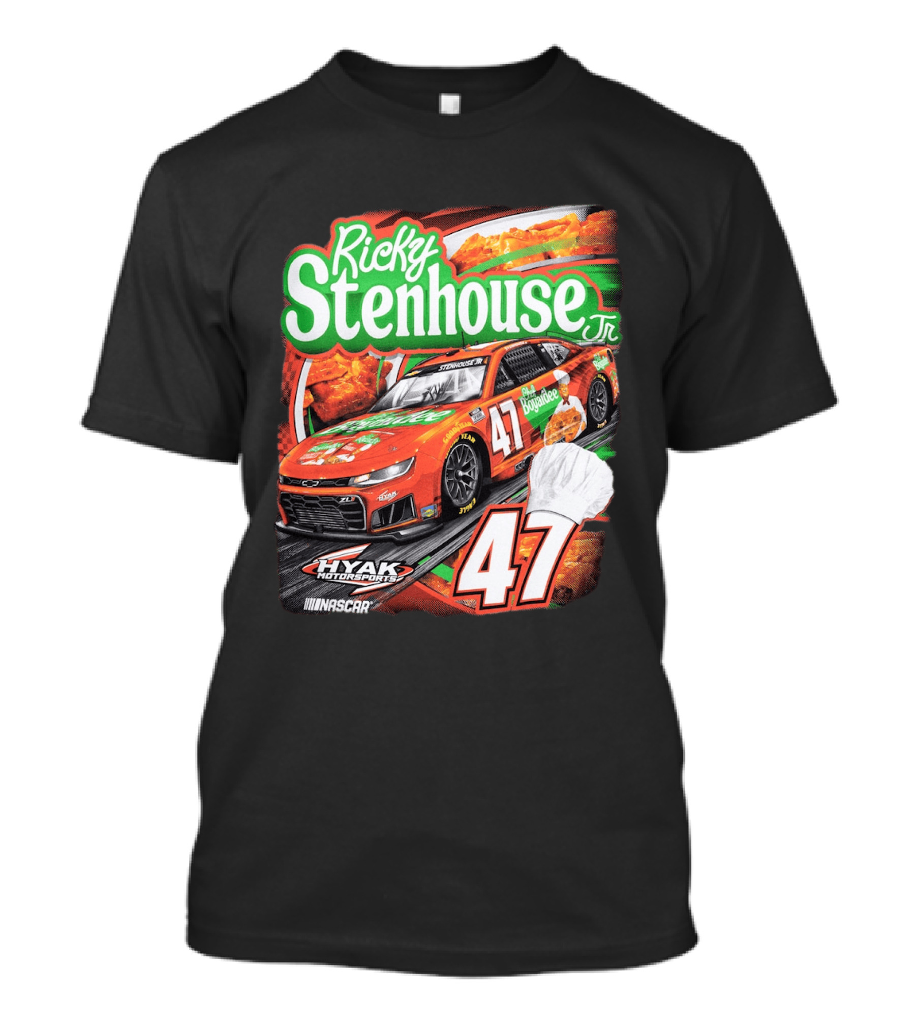 Ricky Stenhouse Jr. 47 Hyak Motorsports NASCAR Chef Boyardee T-Shirt