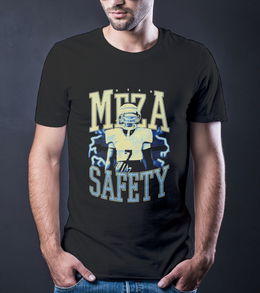Ryan Meza Safety Football Player Number 7 T-Shirt