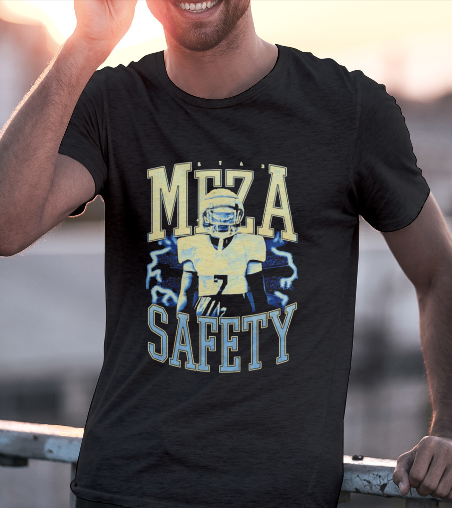 Ryan Meza Safety Football Player Number 7 T-Shirt