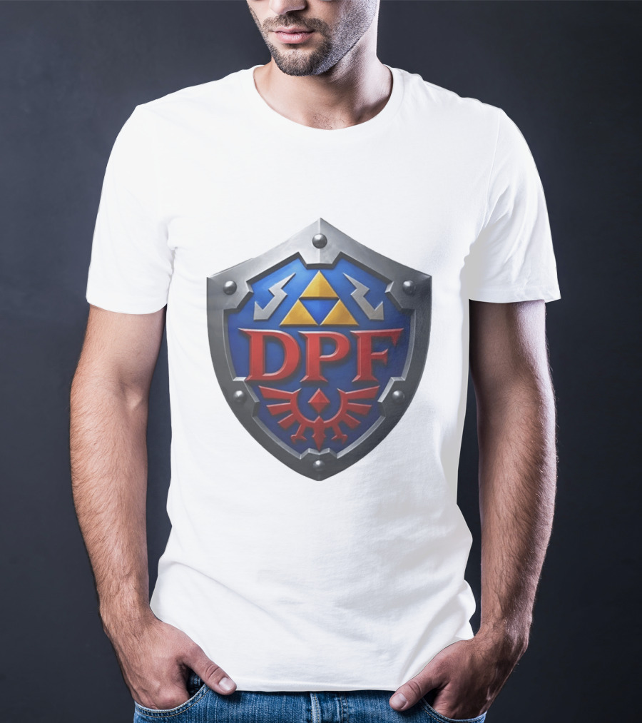 DPF Crest Shield Hylian Gamer Zelda TriForce T-Shirt