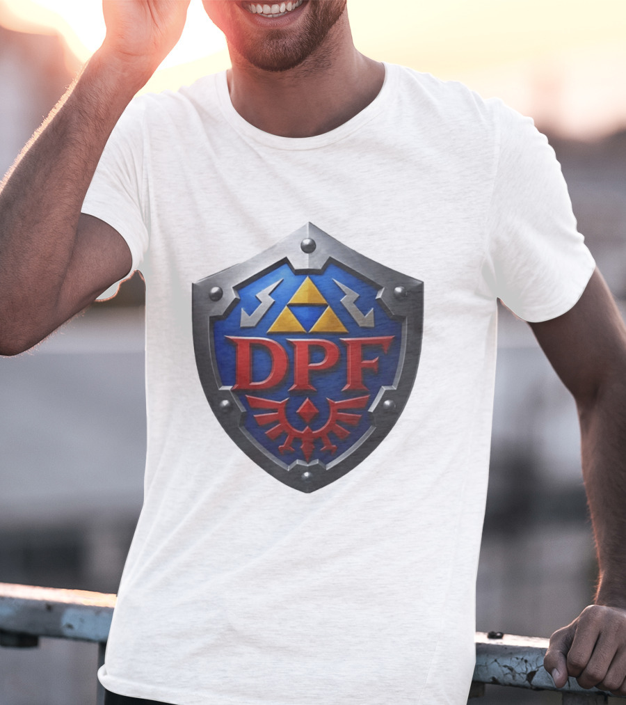 DPF Crest Shield Hylian Gamer Zelda TriForce T-Shirt