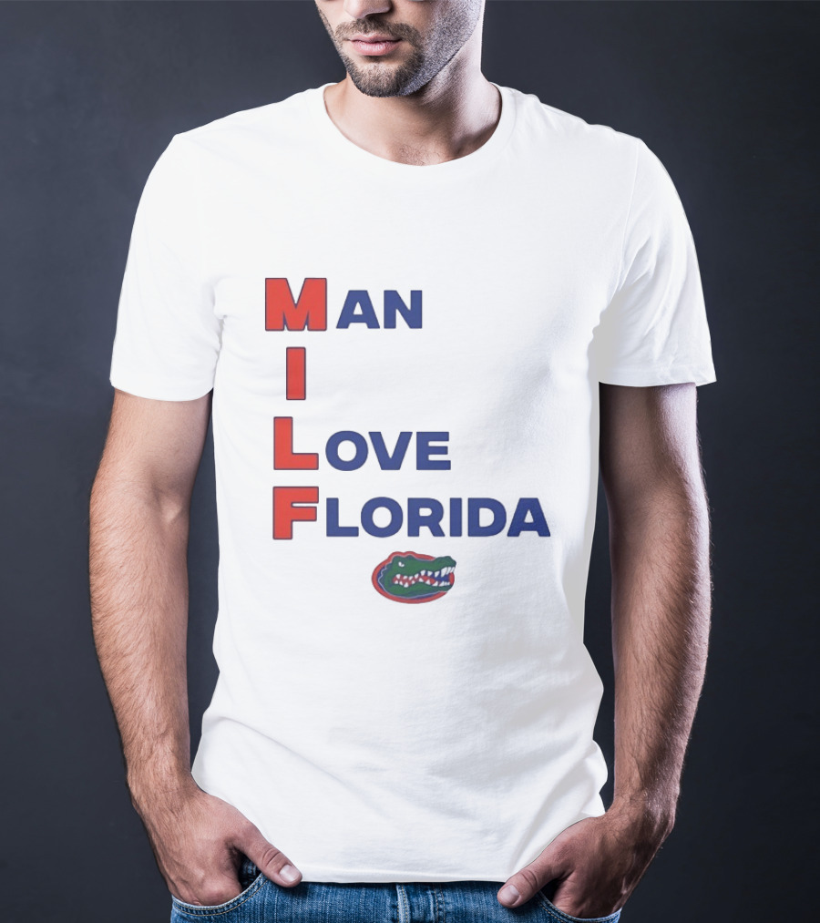 Man I Love Florida Gators College Football Gator T-Shirt