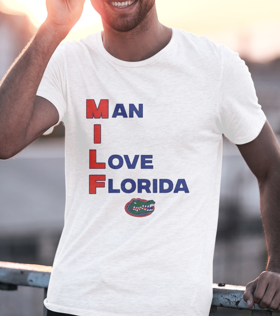 Man I Love Florida Gators College Football Gator T-Shirt