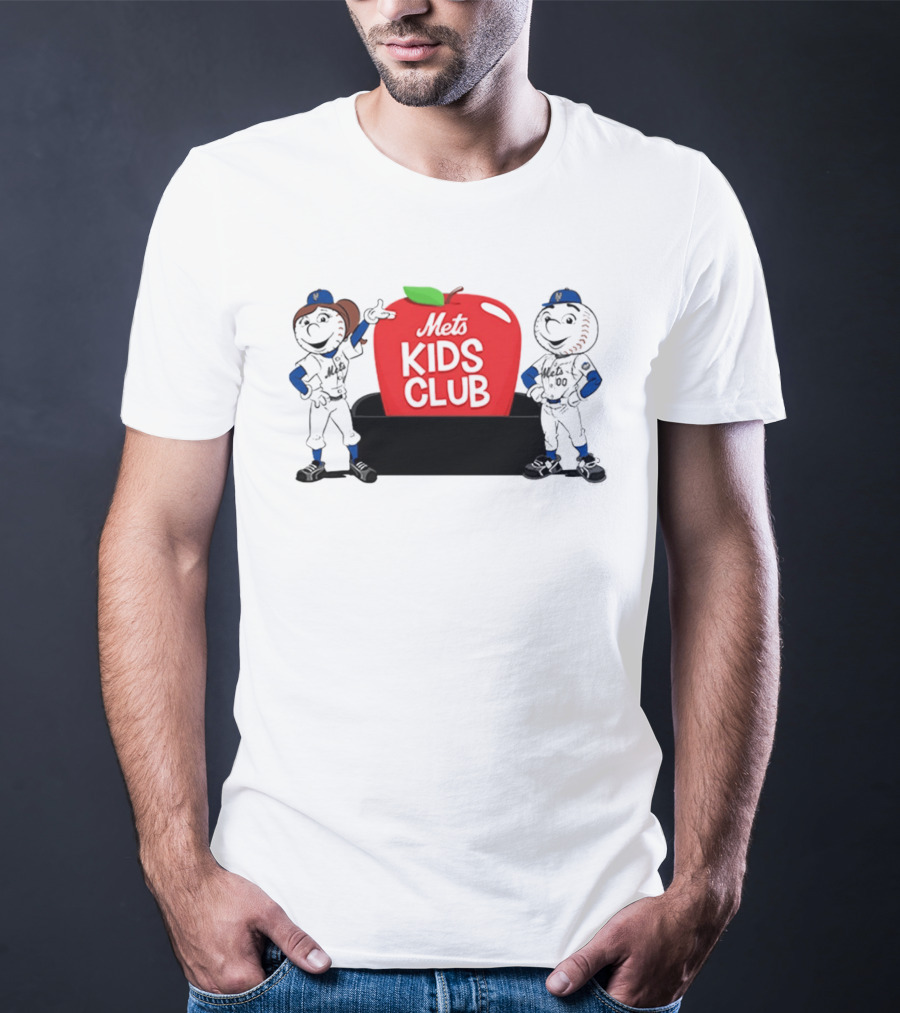 Mr And Mrs Met Kids Club New York Mets T-Shirt