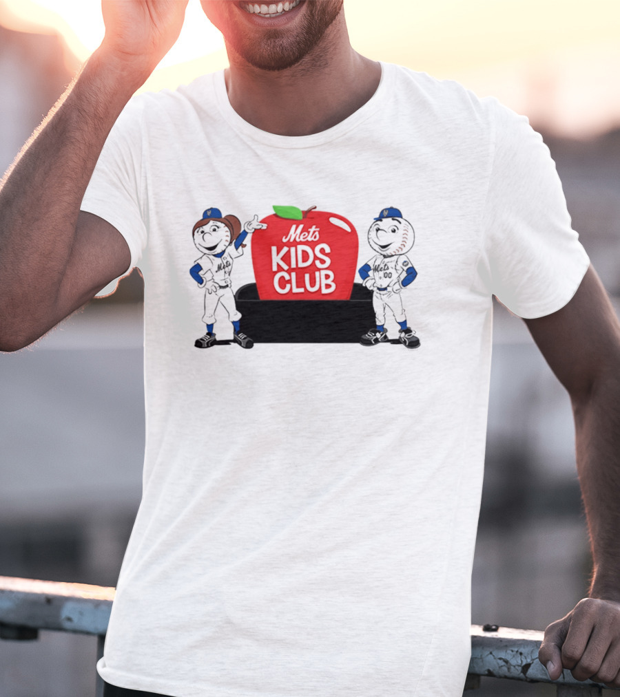 Mr And Mrs Met Kids Club New York Mets T-Shirt