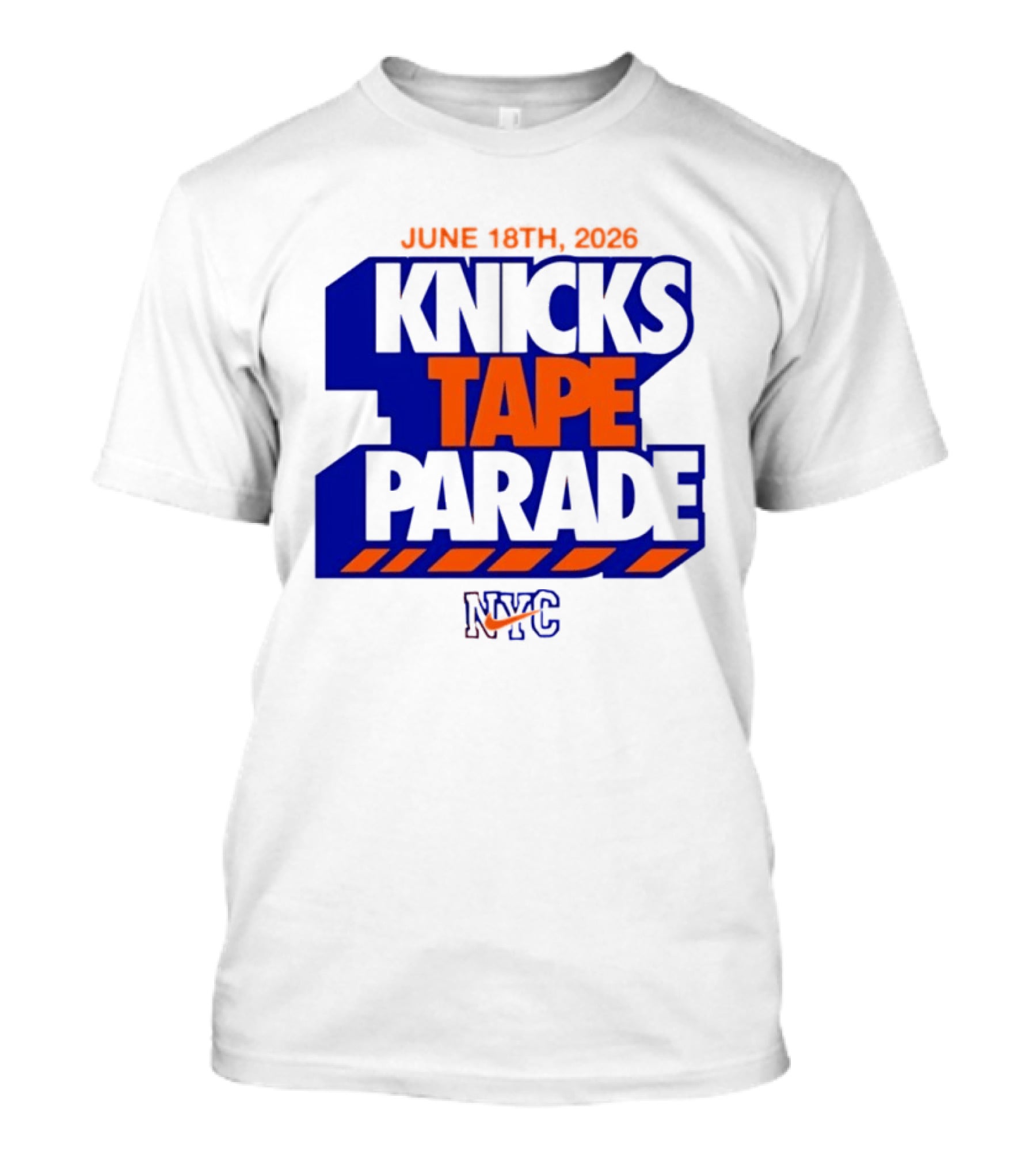 June 18th 2026 Knicks Tape Parade NYC NBA T-Shirt