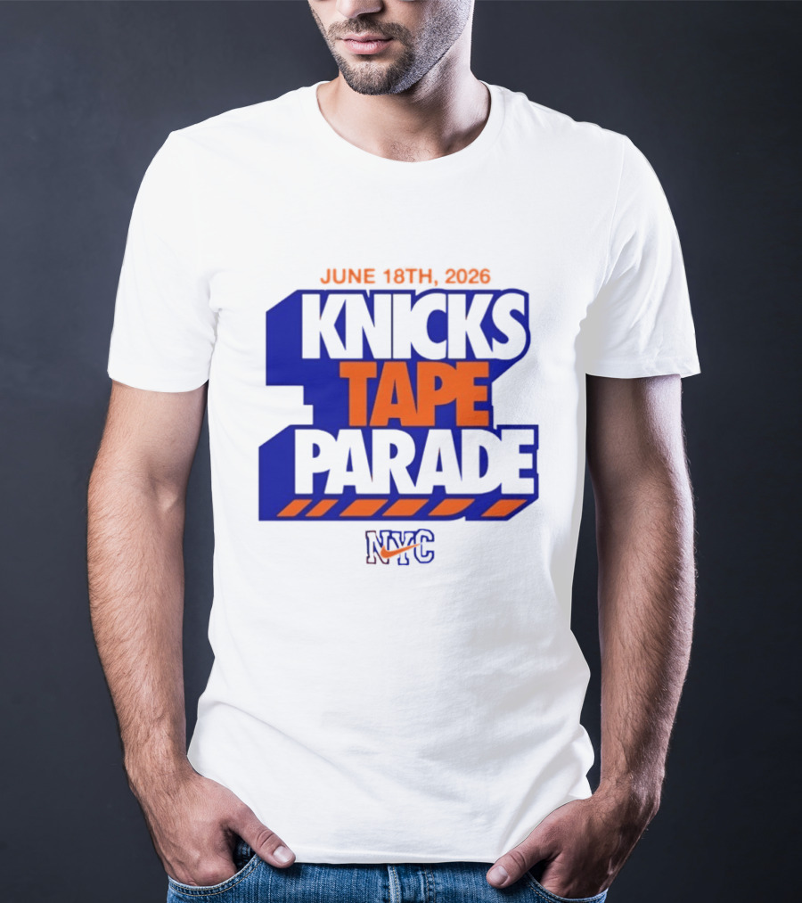 June 18th 2026 Knicks Tape Parade NYC NBA T-Shirt