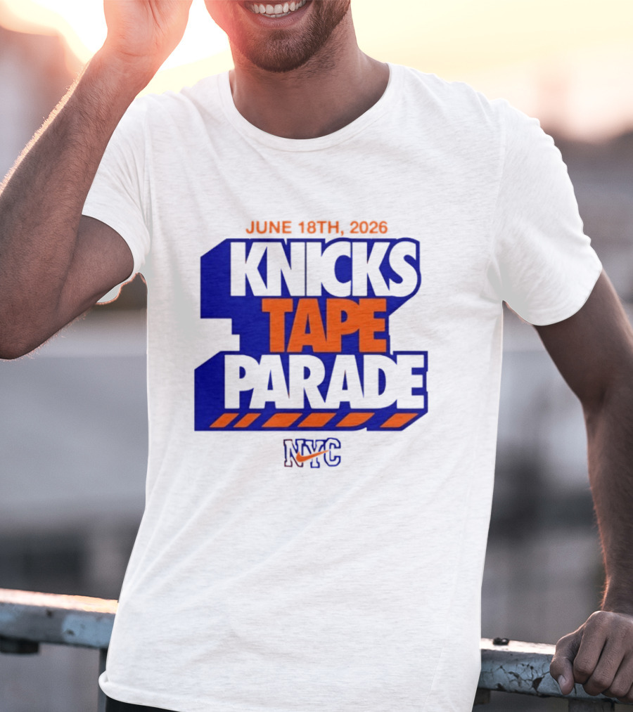 June 18th 2026 Knicks Tape Parade NYC NBA T-Shirt