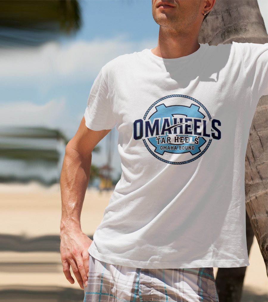North Carolina Tar Heels OMAHEELS Omaha Bound 2026 T-Shirt