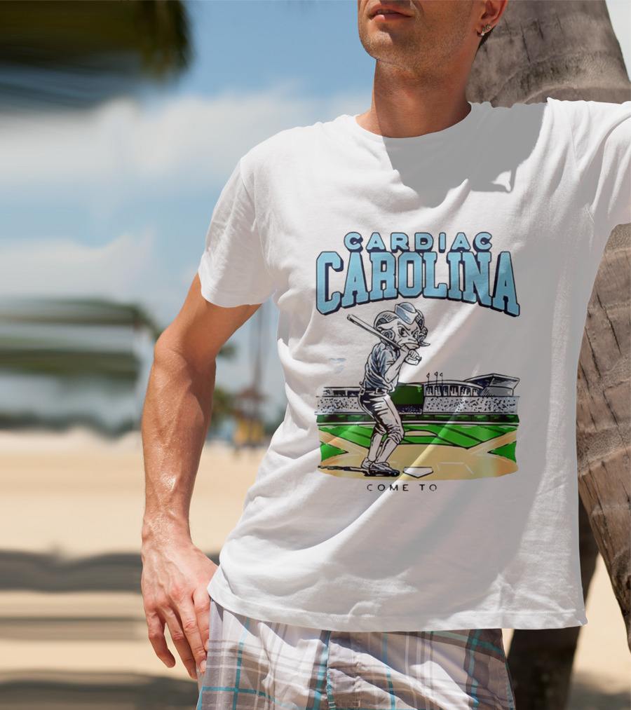 Cardiac Carolina Come To Omaha North Carolina Tar Heels X Cardiac Carolina Welcome To Omaha 2026 T-Shirt