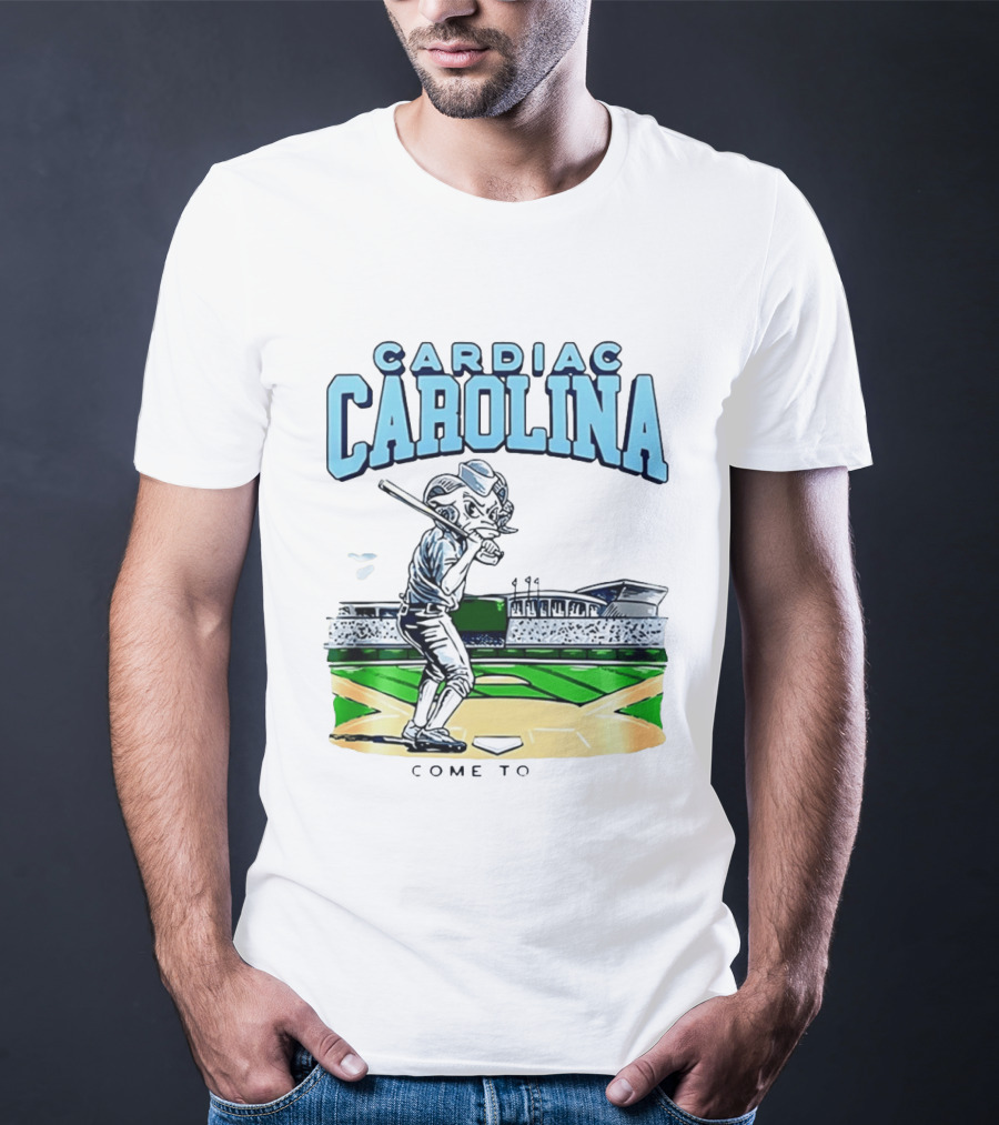 Cardiac Carolina Come To Omaha North Carolina Tar Heels X Cardiac Carolina Welcome To Omaha 2026 T-Shirt